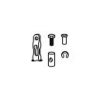 VW 111298101 Mounting Kit, heat exchanger